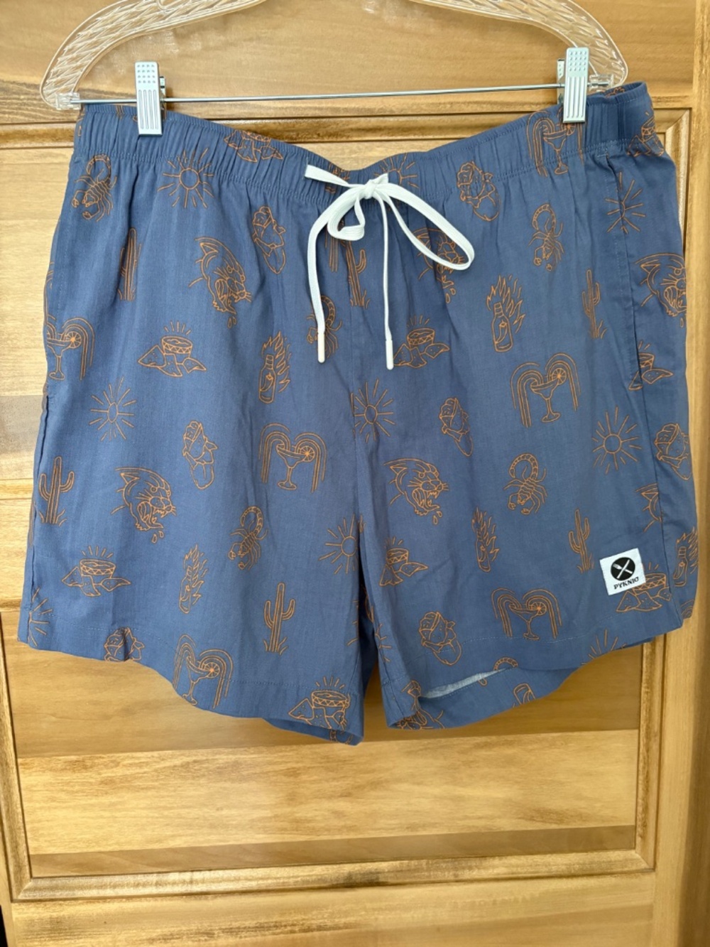 Light Cotton Shorts Pyknic Men New With Tags XL